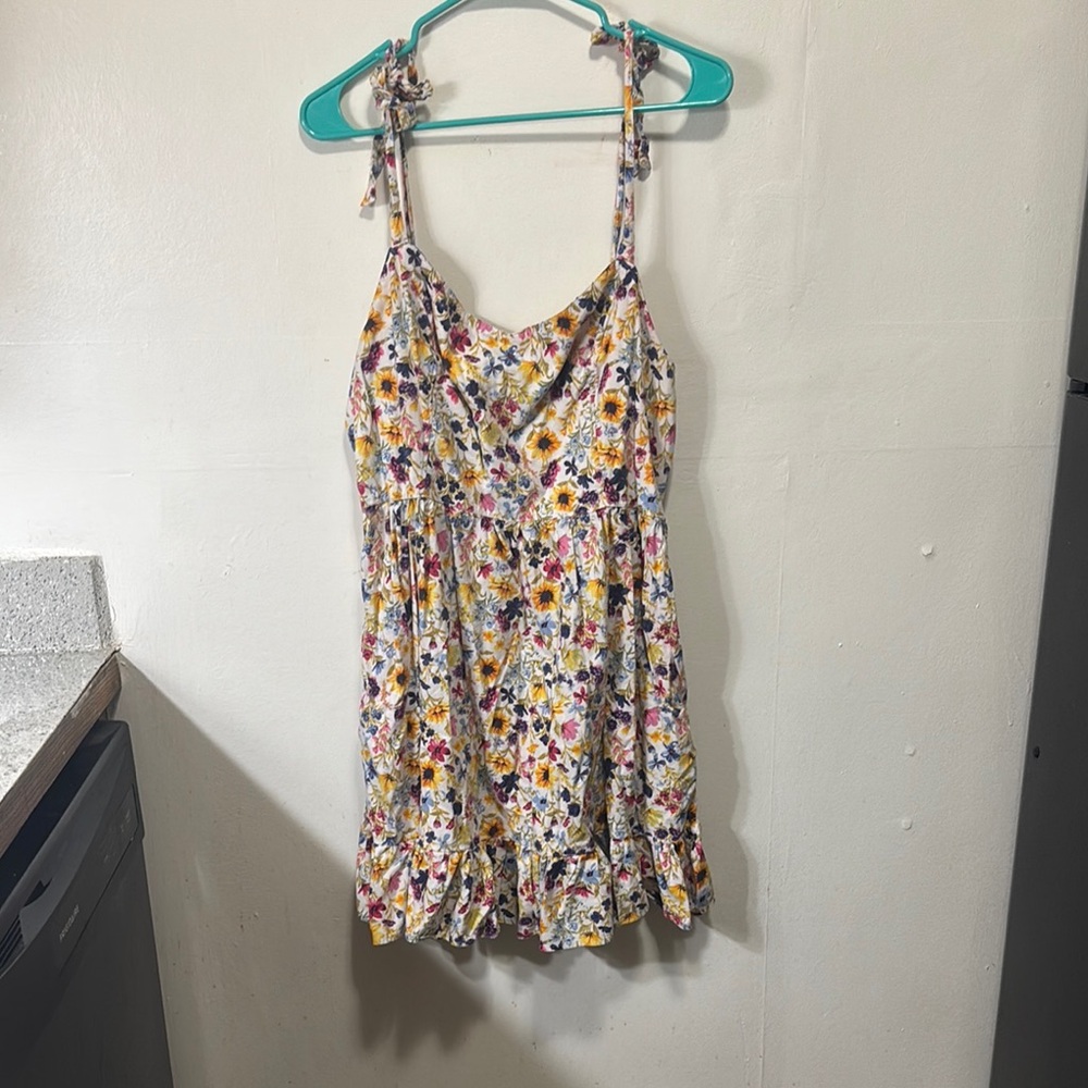 Old Navy Floral Mini Dress - Multicolor flowers size XL